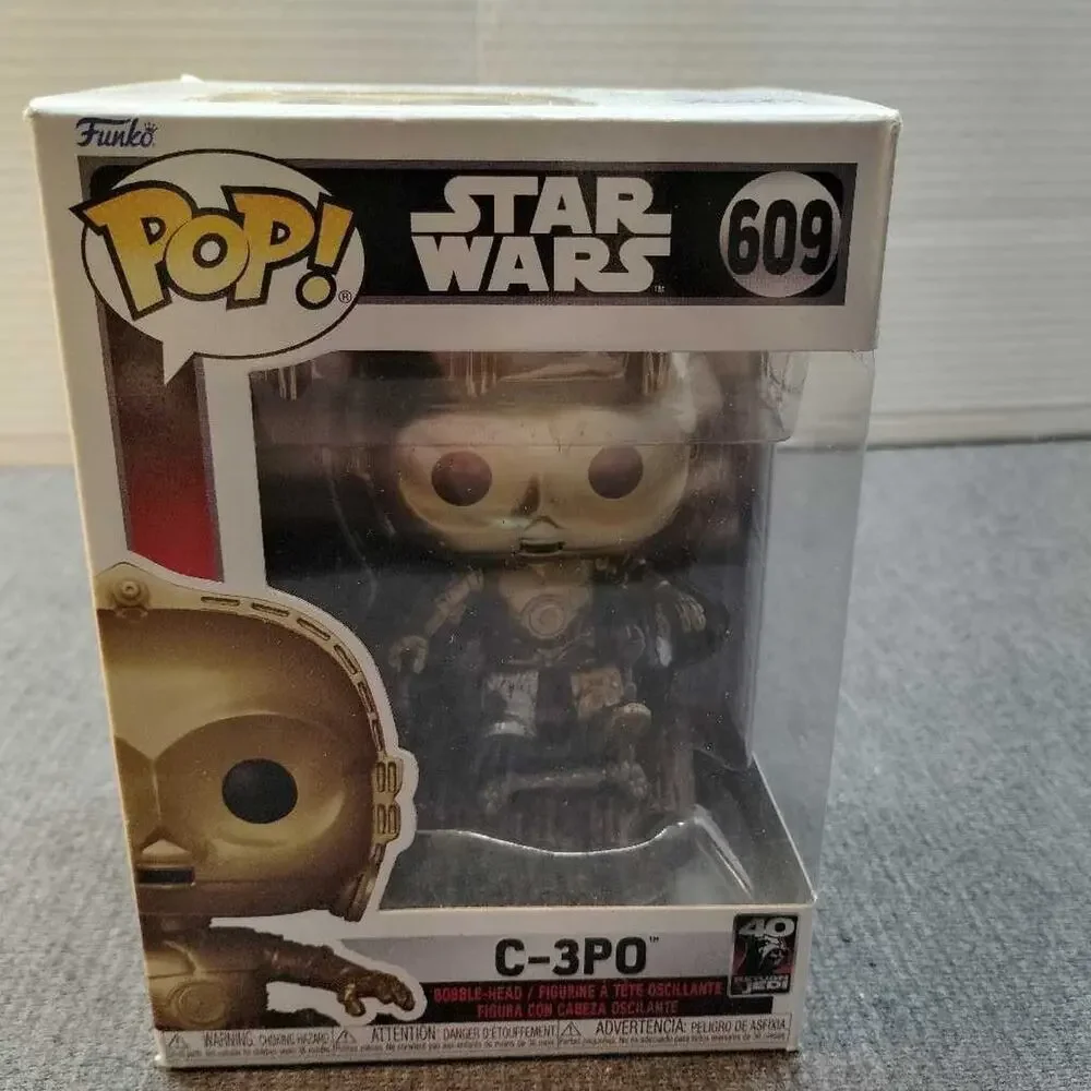 Funko Pop Star Wars C-3PO #609 Return of the Jedi Bobble Head Figure New